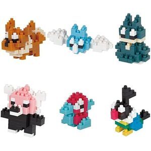 Nanoblock - Pokemon Type Normal Set 1, Nanoblock mininano Series  COLLECTIBLES